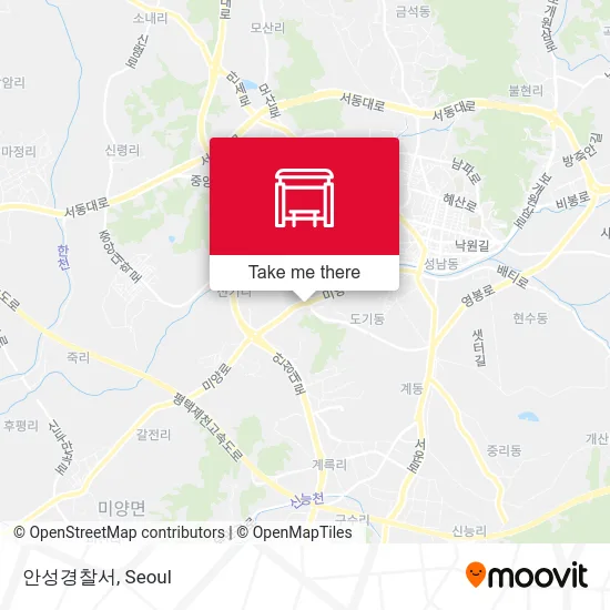 안성경찰서 map