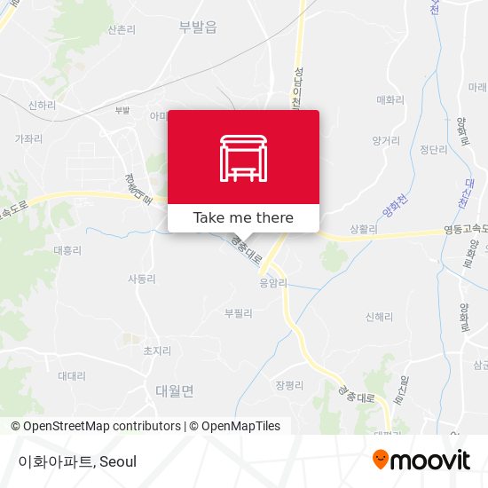 이화아파트 map