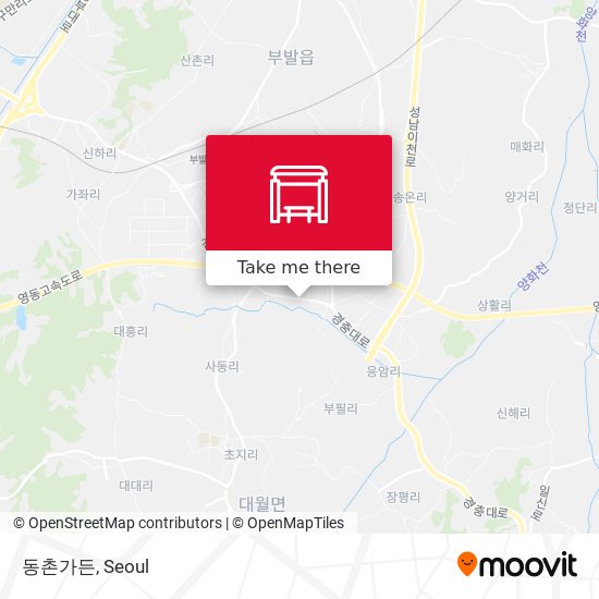 동촌가든 map