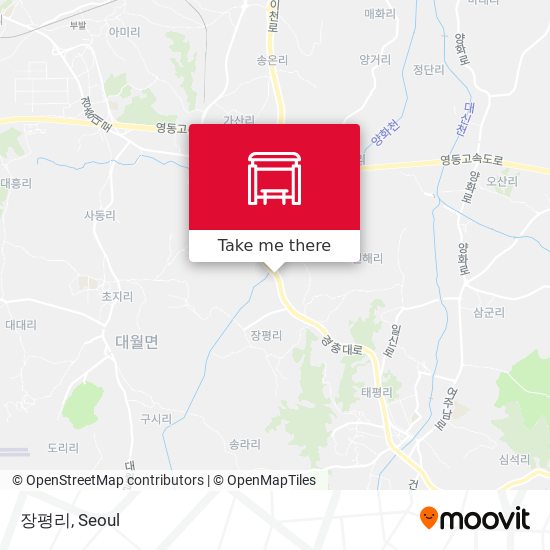 장평리 map