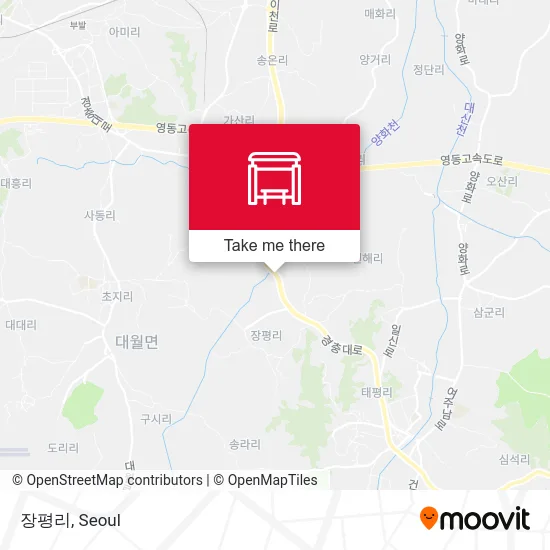 장평리 map