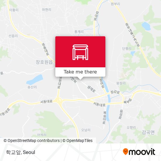 학교앞 map