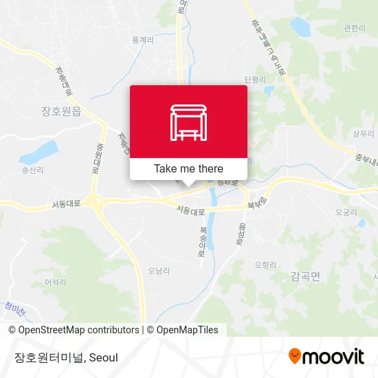 장호원터미널 map
