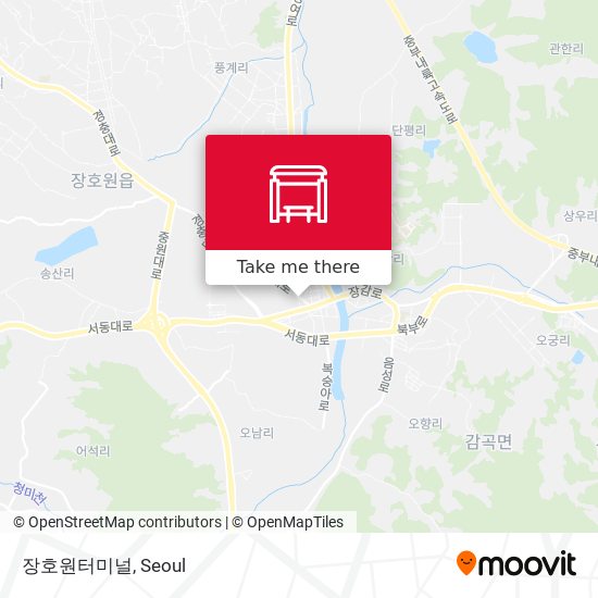 장호원터미널 map