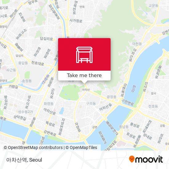 아차산역 map