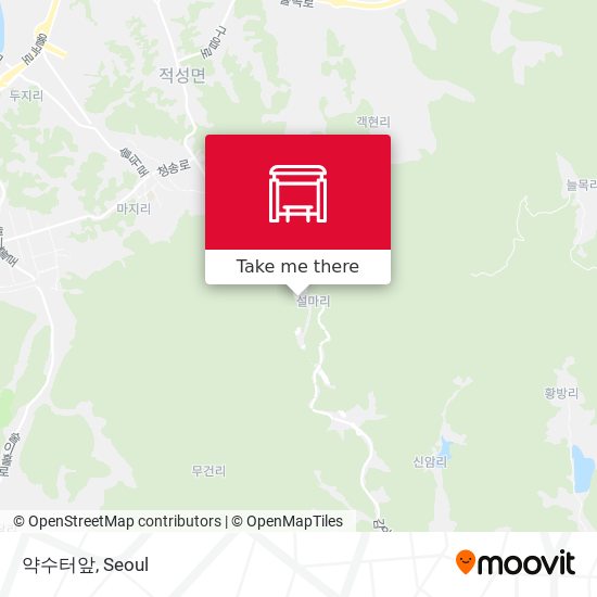 약수터앞 map