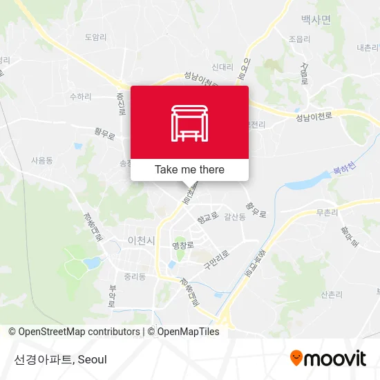 선경아파트 map