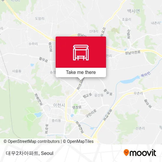 대우2차아파트 map