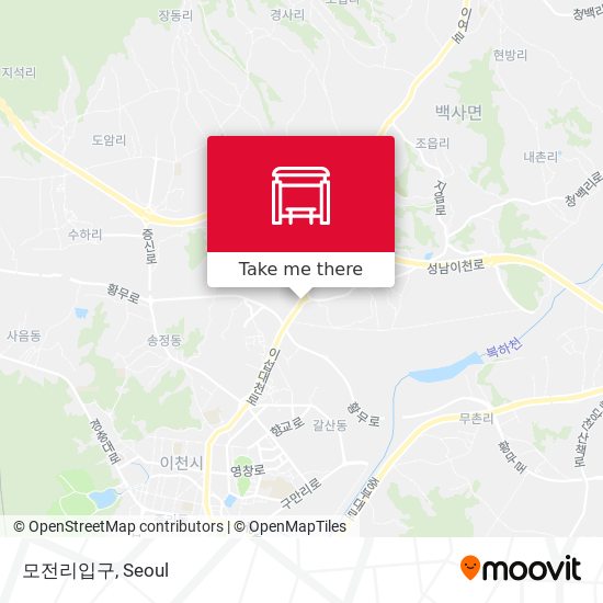 모전리입구 map
