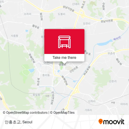 안흥초교 map