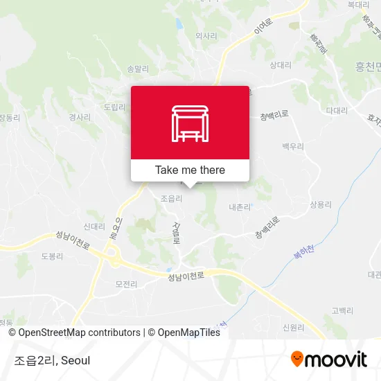 조읍2리 map