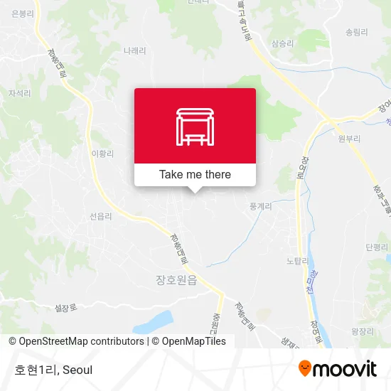 호현1리 map