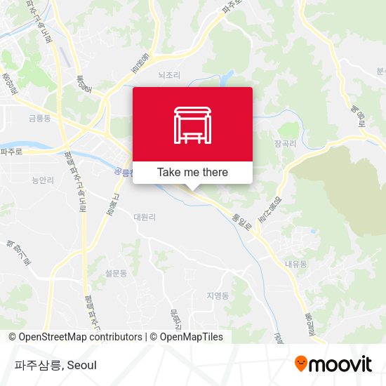 파주삼릉 map