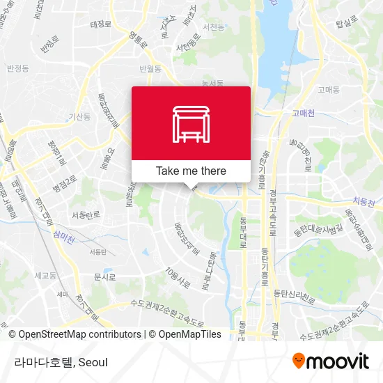 라마다호텔 map