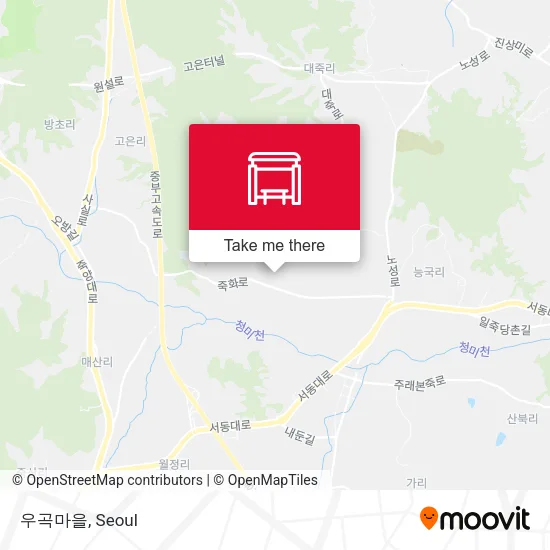 우곡마을 map