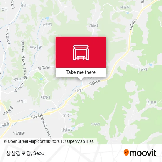 상삼경로당 map