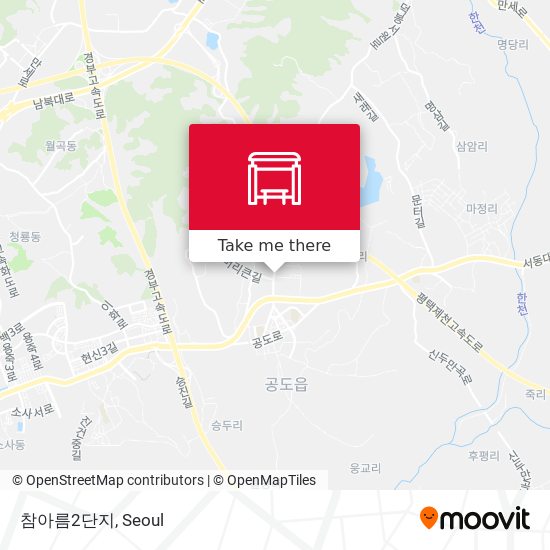 참아름2단지 map