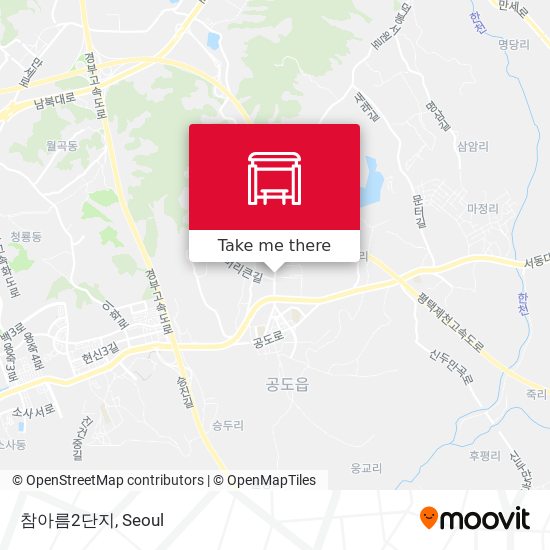 참아름2단지 map