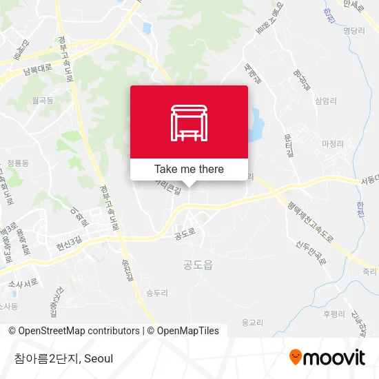 참아름2단지 map