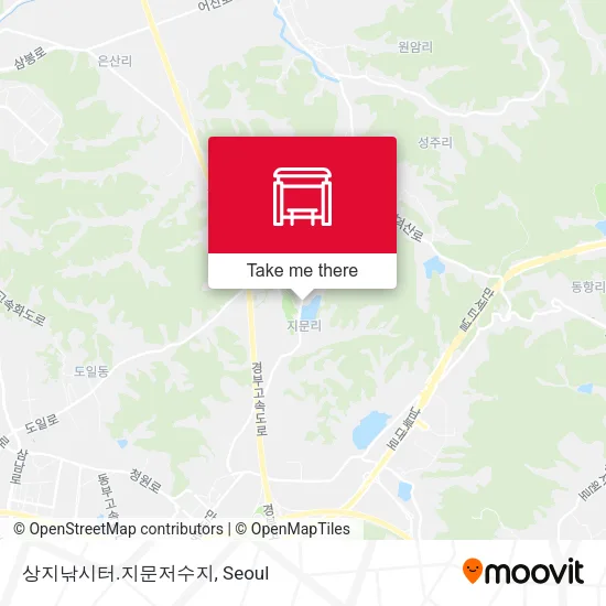 상지낚시터.지문저수지 map