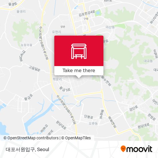 대포서원입구 map