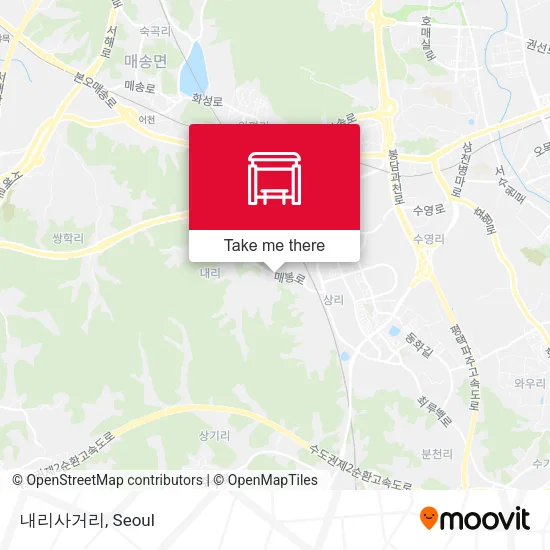 내리사거리 map