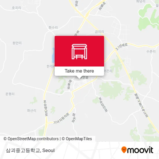 삼괴중고등학교 map