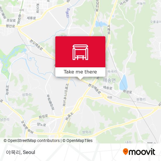 야목리 map