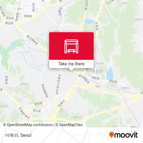 야목리 map