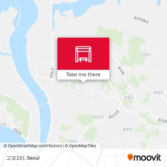 고포2리 map