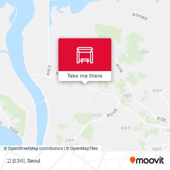 고포3리 map