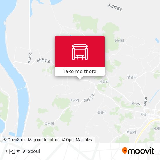 마산초교 map