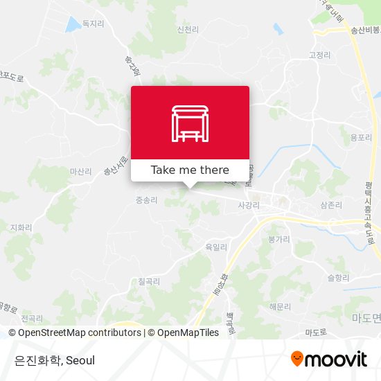 은진화학 map