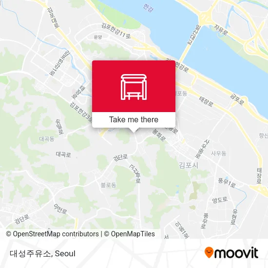대성주유소 map