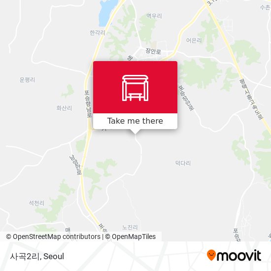 사곡2리 map