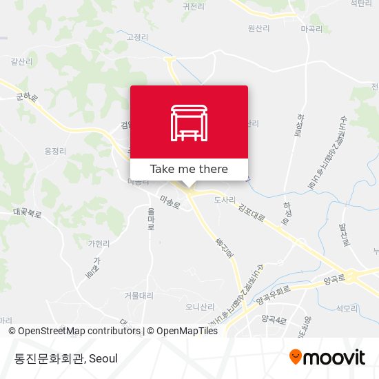 통진문화회관 map