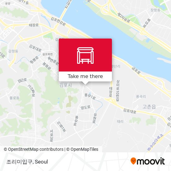 조리미입구 map