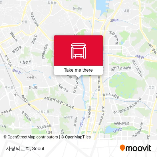 사랑의교회 map