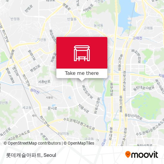 롯데캐슬아파트 map