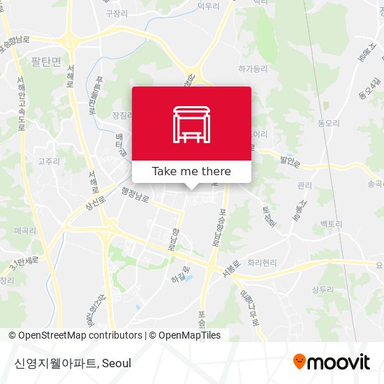 신영지웰아파트 map