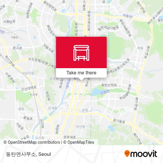 동탄면사무소 map