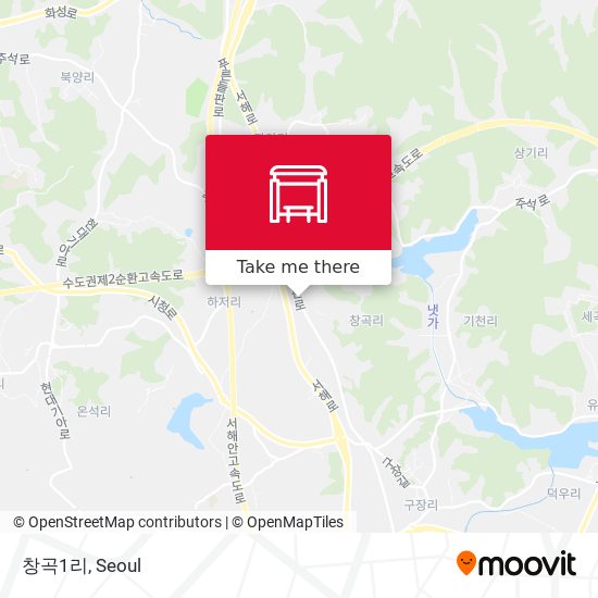창곡1리 map