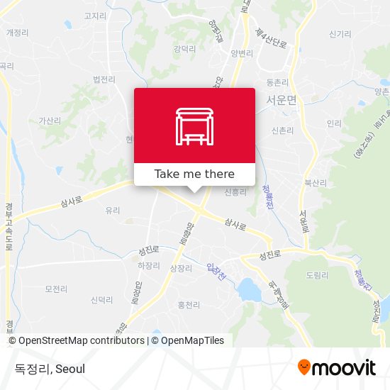 독정리 map
