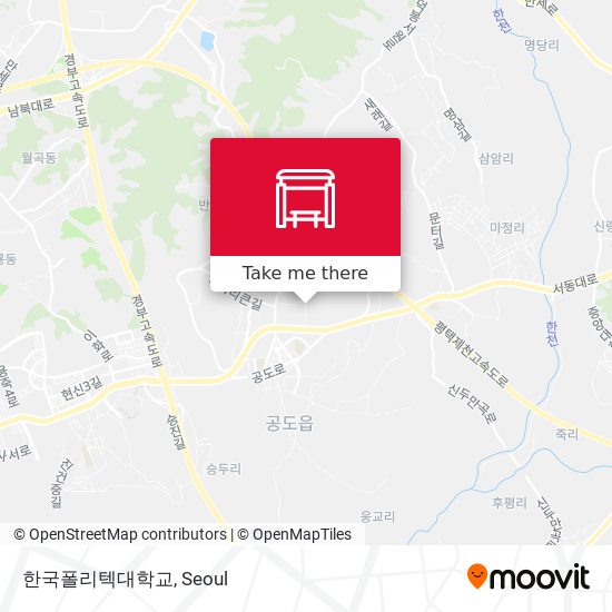 한국폴리텍대학교 map