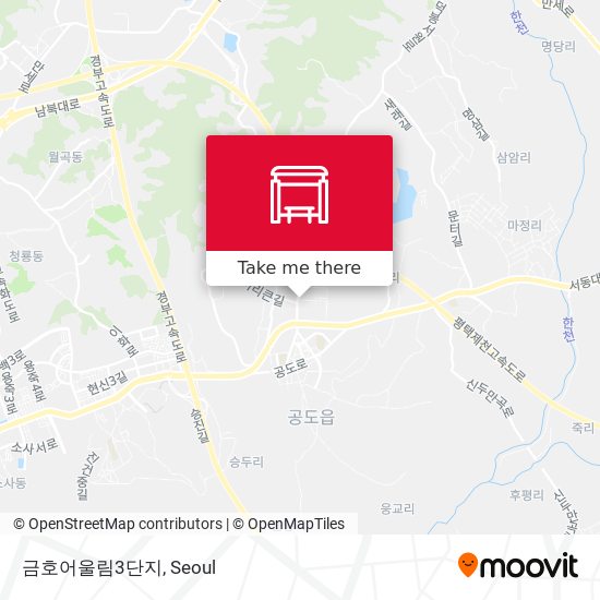 금호어울림3단지 map
