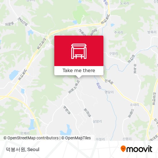 덕봉서원 map