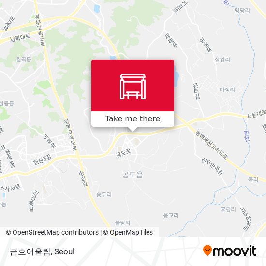 금호어울림 map
