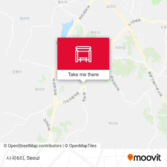 사곡6리 map