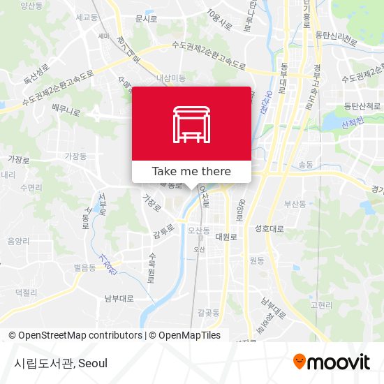시립도서관 map