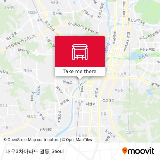 대우3차아파트.궐동 map